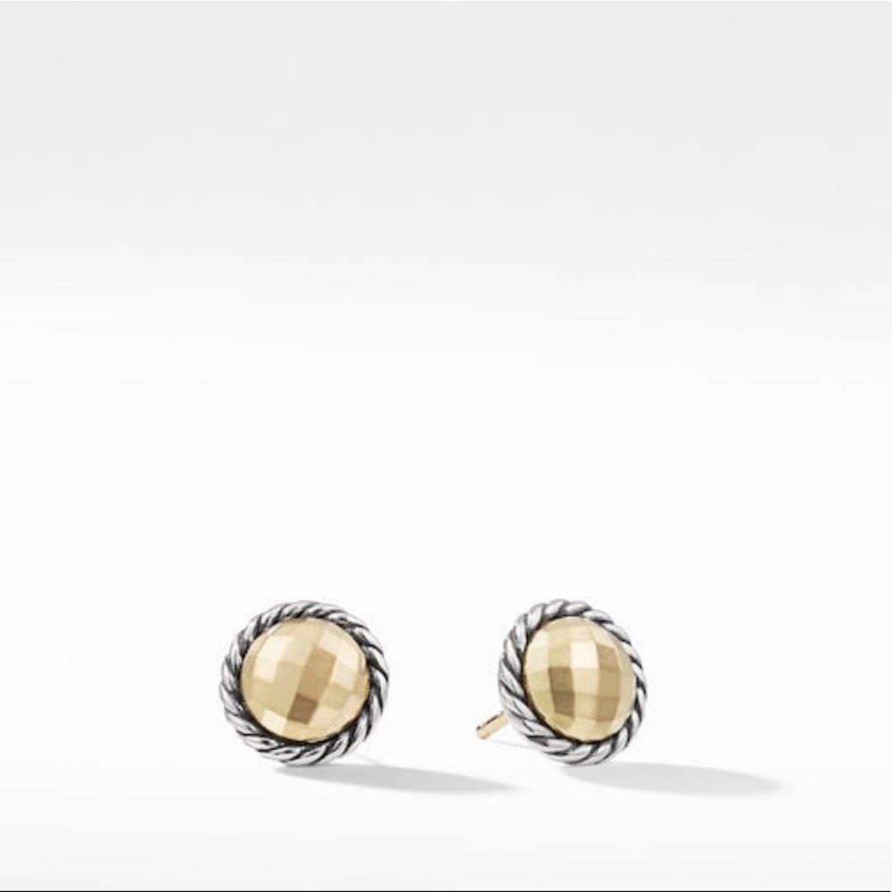 David Yurman Chatelaine Earrings with 18K Gold